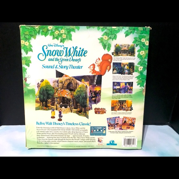 DISNEY SNOW WHITE AND THE SEVEN DWARFS THEATER 90s - Picture 10 of 16